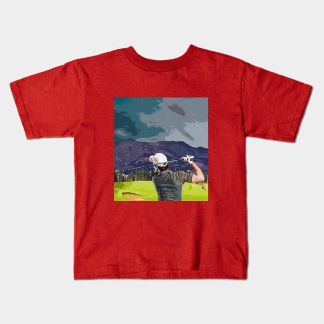 golf Kids T-Shirt by Big Mac
